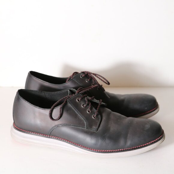 Cole Haan Other - Cole Haan Grand OS Black Leather Lace Up Oxford Dress Shoes Mens 12 c27997